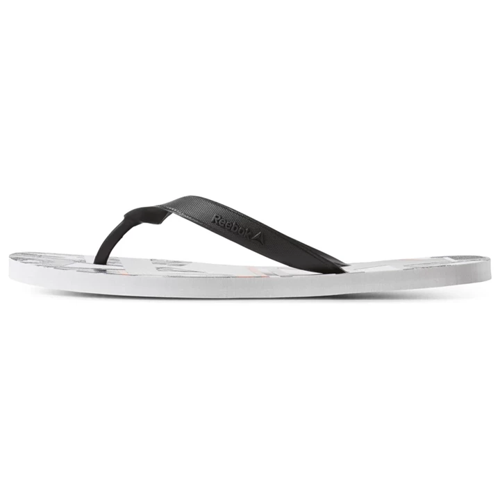 Chanclas Reebok Cash Flip Hombre Negras Blancas Rojas | 752941KOD