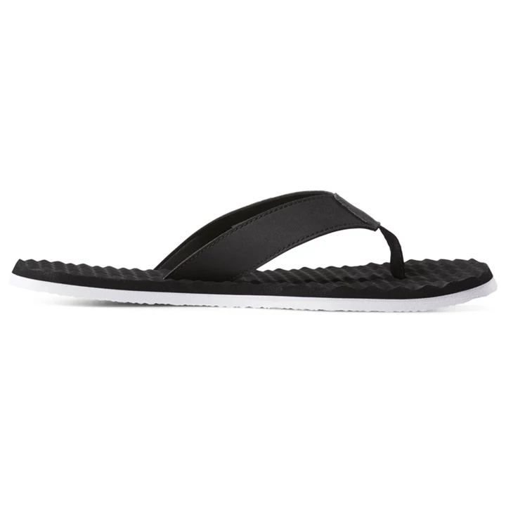 Chanclas Reebok Misces Hombre Negras Blancas | 680749AUI