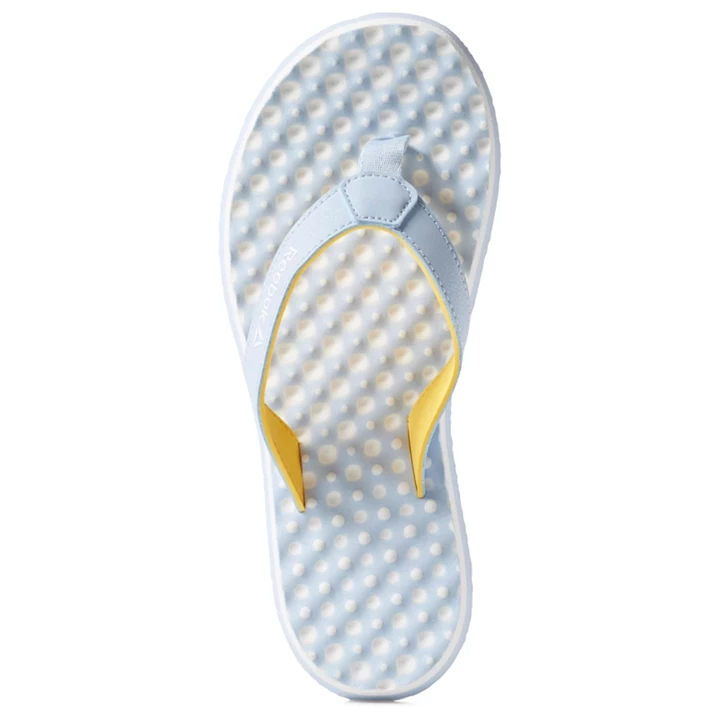 Chanclas Reebok Misces Mujer Blancas Doradas | 469017DAO