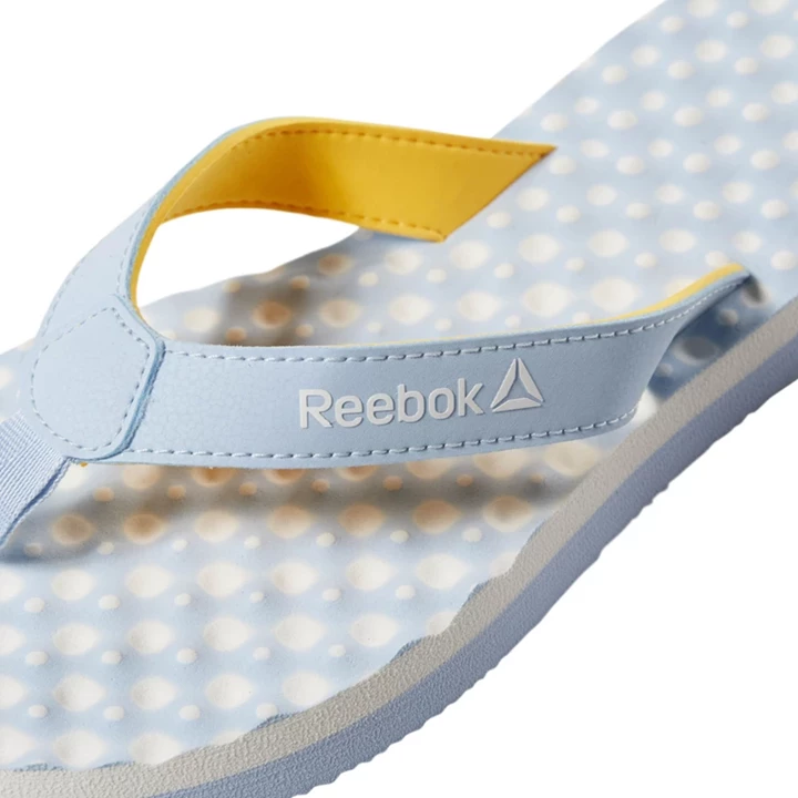 Chanclas Reebok Misces Mujer Blancas Doradas | 469017DAO