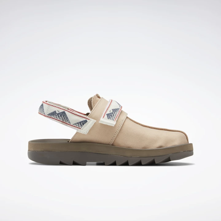 Sandalias Reebok Beatnik Hombre Beige Gris Blancas | 596803SYI