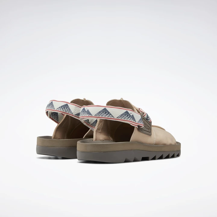 Sandalias Reebok Beatnik Hombre Beige Gris Blancas | 596803SYI