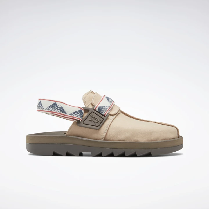 Sandalias Reebok Beatnik Hombre Beige Gris Blancas | 596803SYI