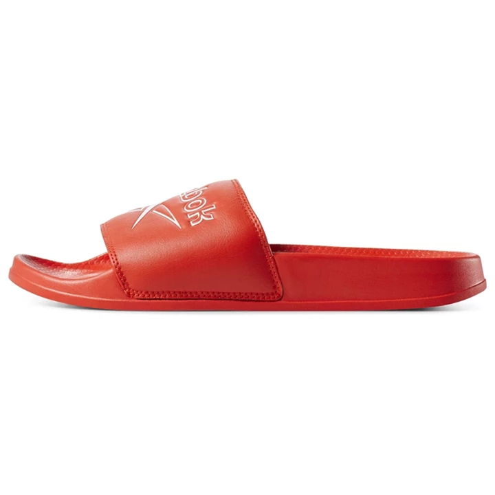 Sandalias Reebok Classic Chanclas Hombre Rojas Blancas | 158624JVQ