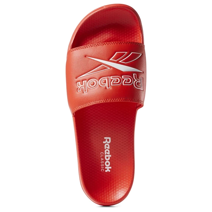 Sandalias Reebok Classic Chanclas Hombre Rojas Blancas | 158624JVQ