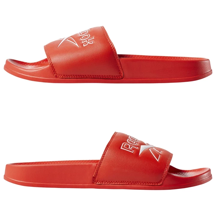 Sandalias Reebok Classic Chanclas Hombre Rojas Blancas | 158624JVQ