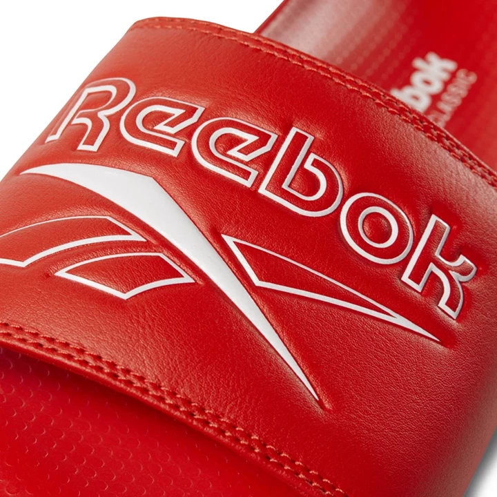 Sandalias Reebok Classic Chanclas Hombre Rojas Blancas | 158624JVQ