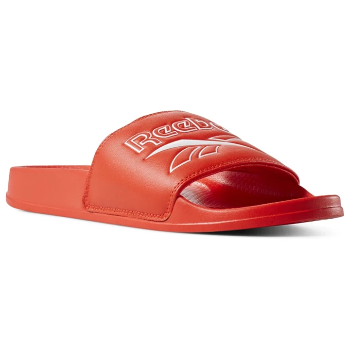 Sandalias Reebok Classic Chanclas Hombre Rojas Blancas | 158624JVQ