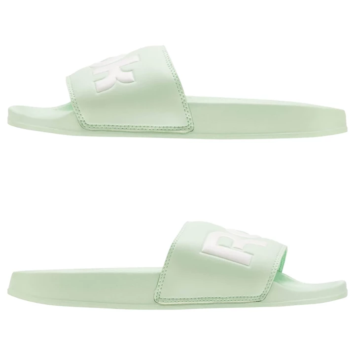 Sandalias Reebok Classic Chanclas Hombre Verde Blancas | 193745KDR