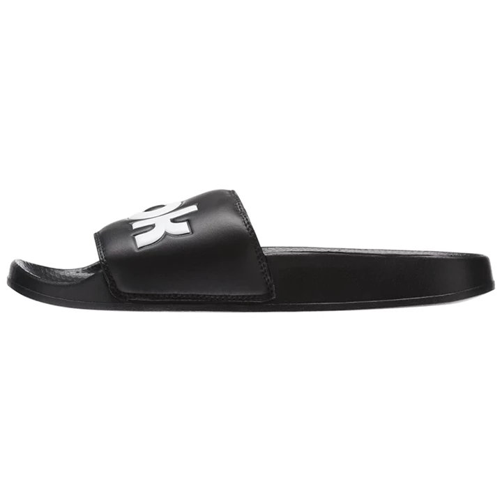 Sandalias Reebok Classic Chanclas Hombre Negras Blancas | 214839YDM