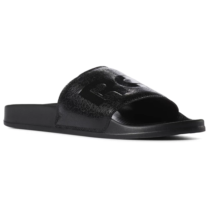 Sandalias Reebok Classic Chanclas Hombre Negras Blancas | 370284IGN