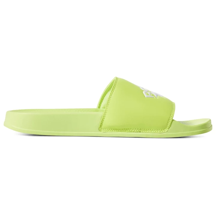 Sandalias Reebok Classic Chanclas Hombre Verde Blancas | 469503FIG