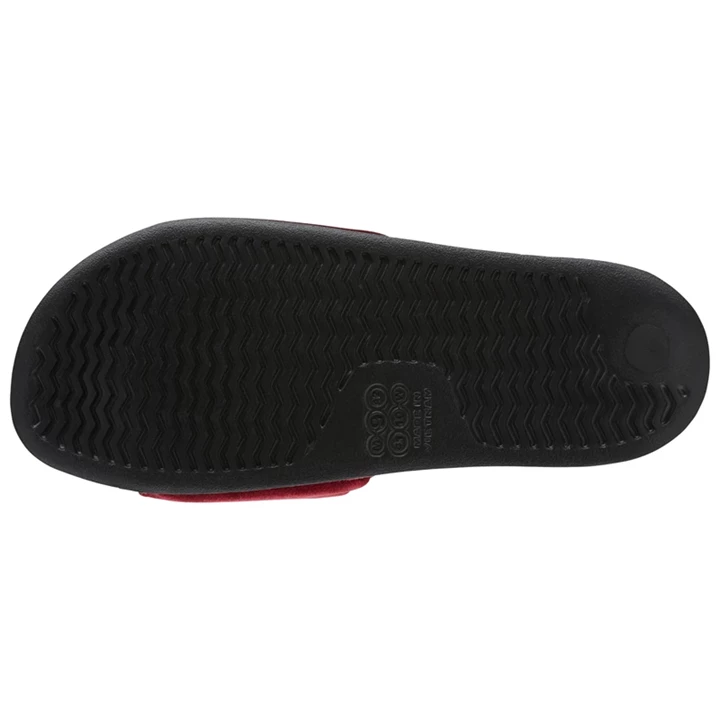 Sandalias Reebok Classic Chanclas Hombre Burdeos Rojas Negras Blancas | 506178FYM