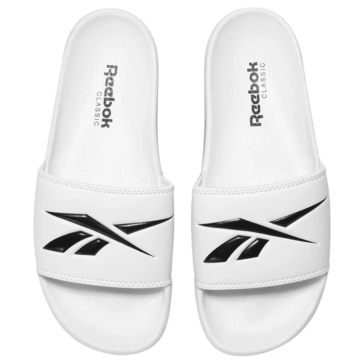 Sandalias Reebok Classic Chanclas Hombre Blancas Negras | 584719GKC