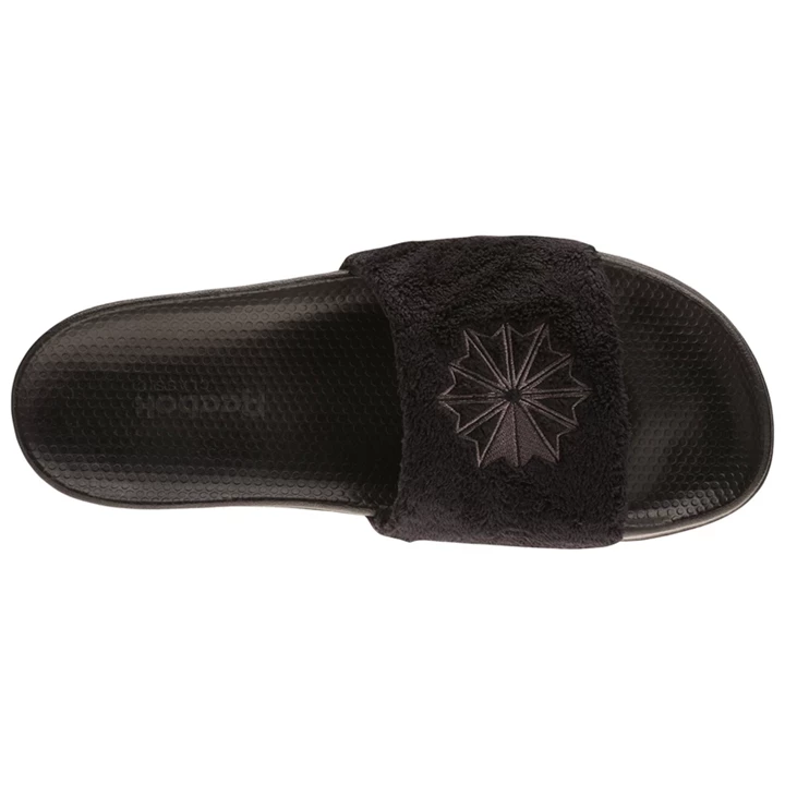 Sandalias Reebok Classic Chanclas Hombre Negras | 594801UGD