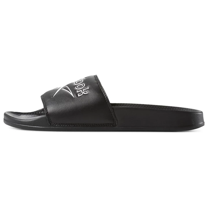 Sandalias Reebok Classic Chanclas Hombre Negras Blancas | 639072YSE