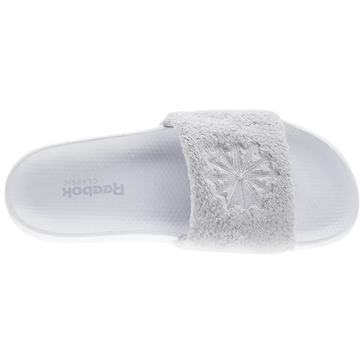 Sandalias Reebok Classic Chanclas Hombre Blancas Gris | 957831AQZ