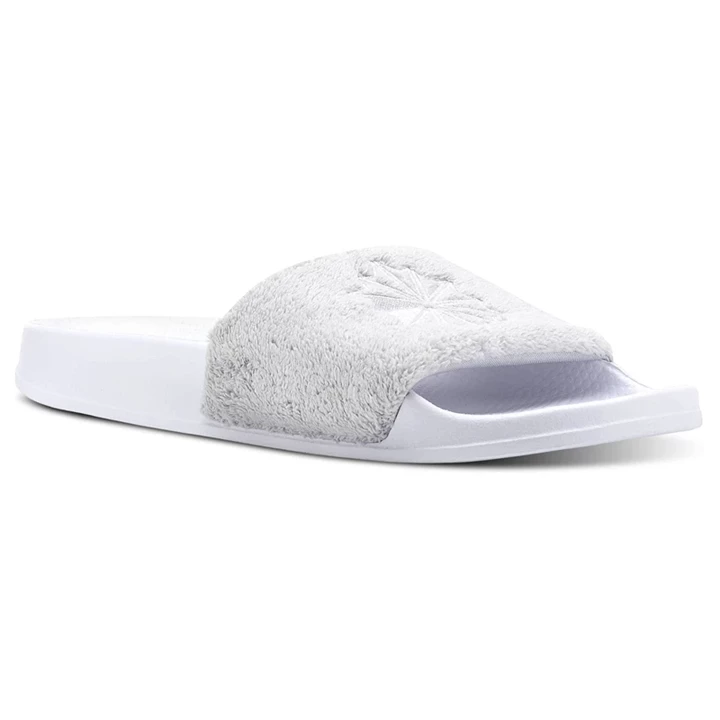 Sandalias Reebok Classic Chanclas Hombre Blancas Gris | 957831AQZ