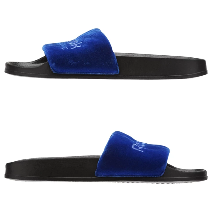 Sandalias Reebok Classic Chanclas Hombre Azul Real Azules Negras Blancas | 973401ZHV