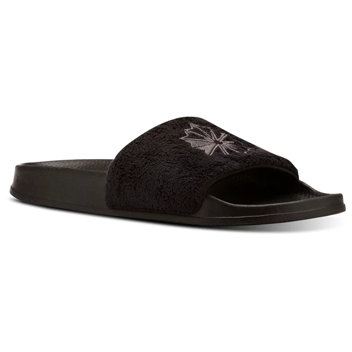 Sandalias Reebok Classic Chanclas Mujer Negras | 389061NIL