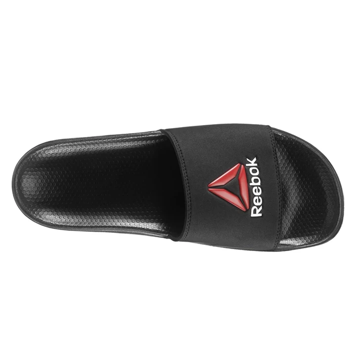 Sandalias Reebok Original Chanclas Hombre Negras Rojas Blancas | 359071RTD