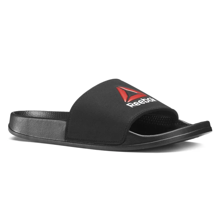 Sandalias Reebok Original Chanclas Hombre Negras Rojas Blancas | 359071RTD