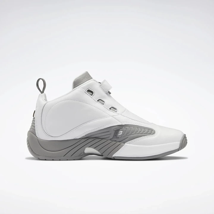 Zapatillas Baloncesto Reebok Answer IV Hombre Blancas Gris Gris | 492081WXY