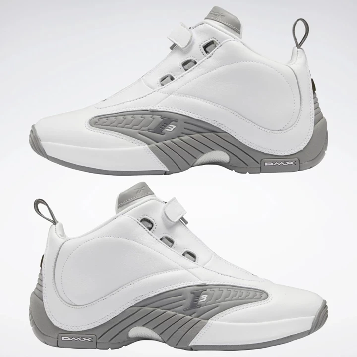 Zapatillas Baloncesto Reebok Answer IV Hombre Blancas Gris Gris | 492081WXY