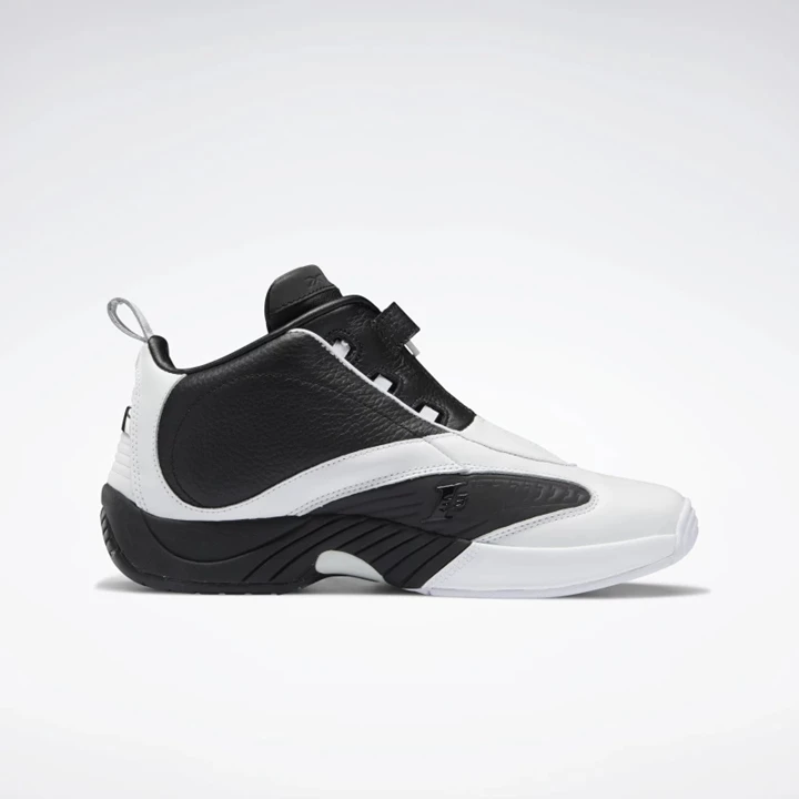 Zapatillas Baloncesto Reebok Answer IV Hombre Blancas Negras Plateadas | 729134BXA