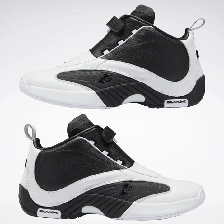 Zapatillas Baloncesto Reebok Answer IV Hombre Blancas Negras Plateadas | 729134BXA