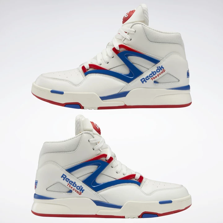 Zapatillas Baloncesto Reebok Pump Omni Zone II Hombre Azules Rojas | 038697BOG