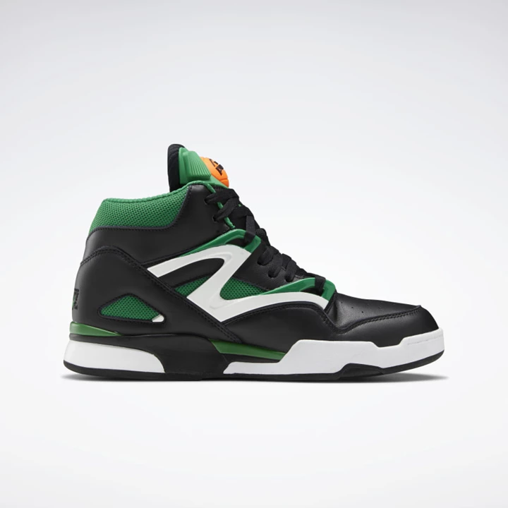 Zapatillas Baloncesto Reebok Pump Omni Zone II Hombre Negras Verde Blancas | 751638JSP