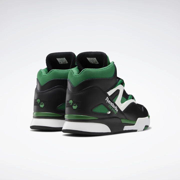 Zapatillas Baloncesto Reebok Pump Omni Zone II Hombre Negras Verde Blancas | 751638JSP