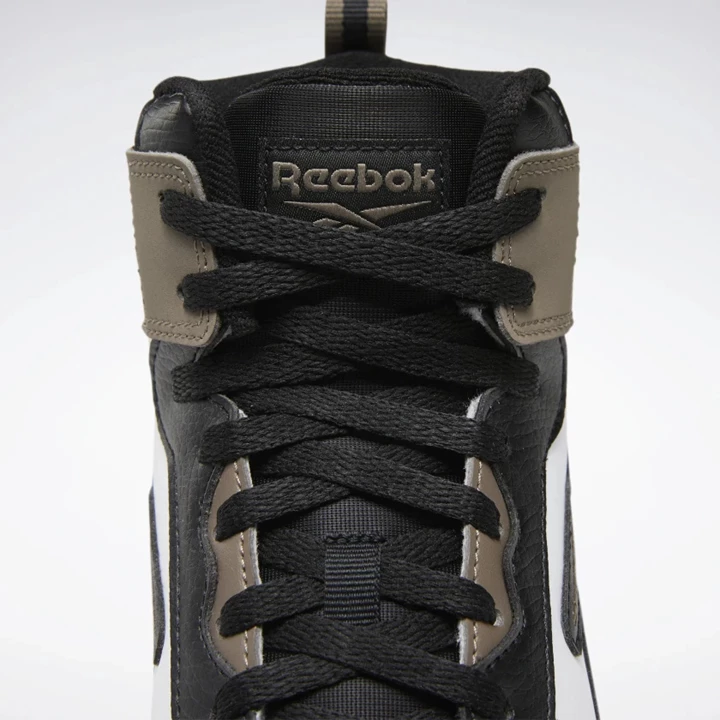 Zapatillas Baloncesto Reebok Resonator Mid Hombre Blancas Negras Gris | 086951LMI