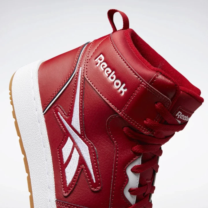 Zapatillas Baloncesto Reebok Resonator Mid Hombre Rojas Rojas Blancas | 703284HJF