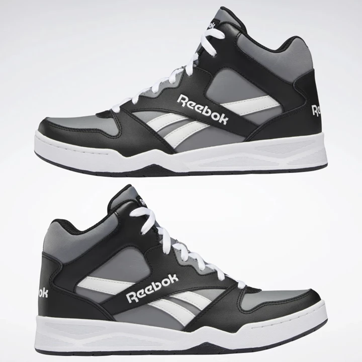 Zapatillas Baloncesto Reebok Royal BB 4500 Hi 2 Hombre Negras Gris Blancas | 168450KYM