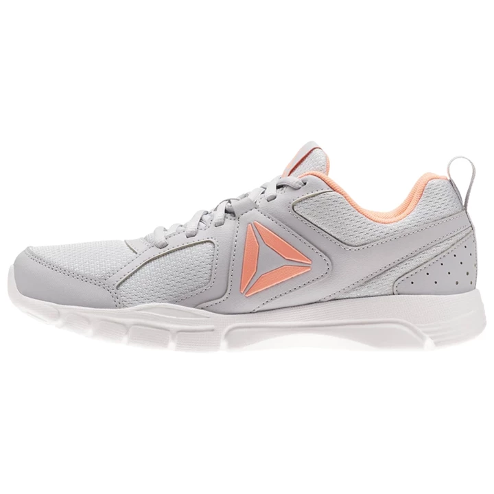 Zapatillas Deportivos Reebok 3D FUSION TR Mujer Gris Rosas Blancas | 039182HIM