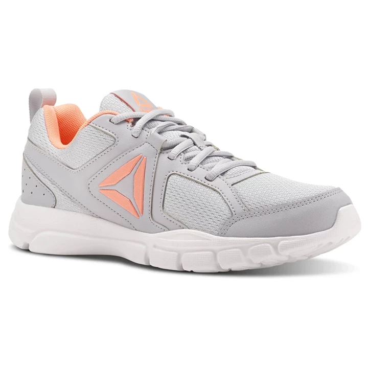 Zapatillas Deportivos Reebok 3D FUSION TR Mujer Gris Rosas Blancas | 039182HIM