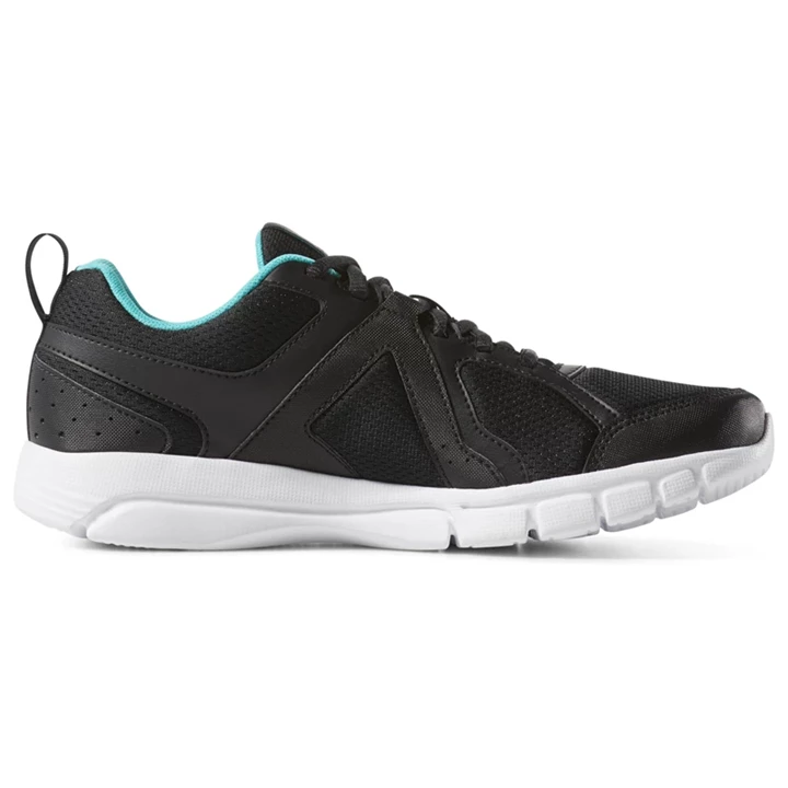 Zapatillas Deportivos Reebok 3D FUSION TR Mujer Negras Turquesa Blancas Plateadas | 168450FYK