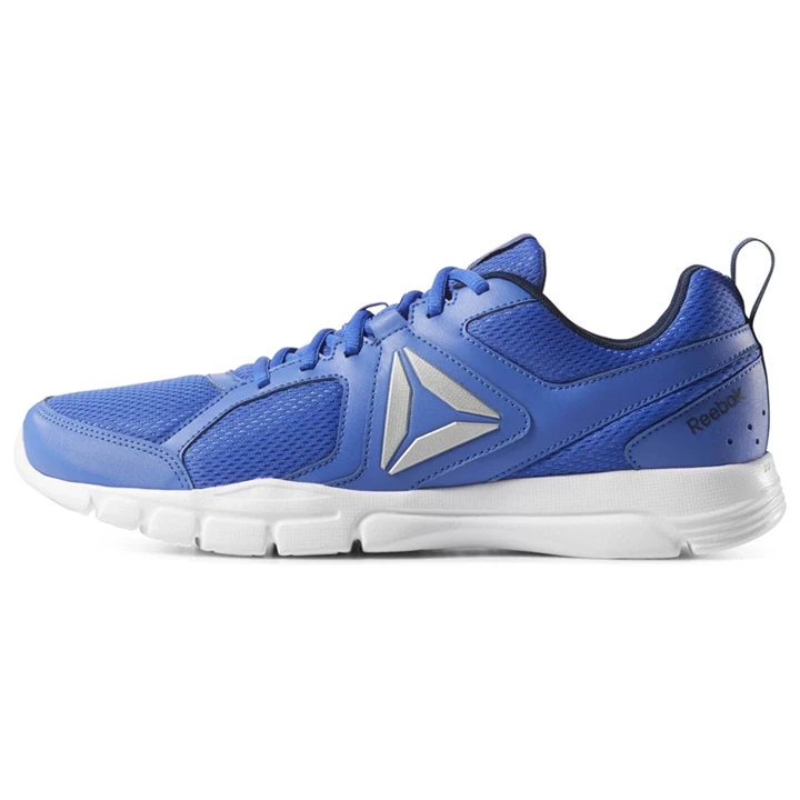 Zapatillas Deportivos Reebok 3D FUSION TR Hombre Azul Marino Blancas Plateadas | 704932UZB