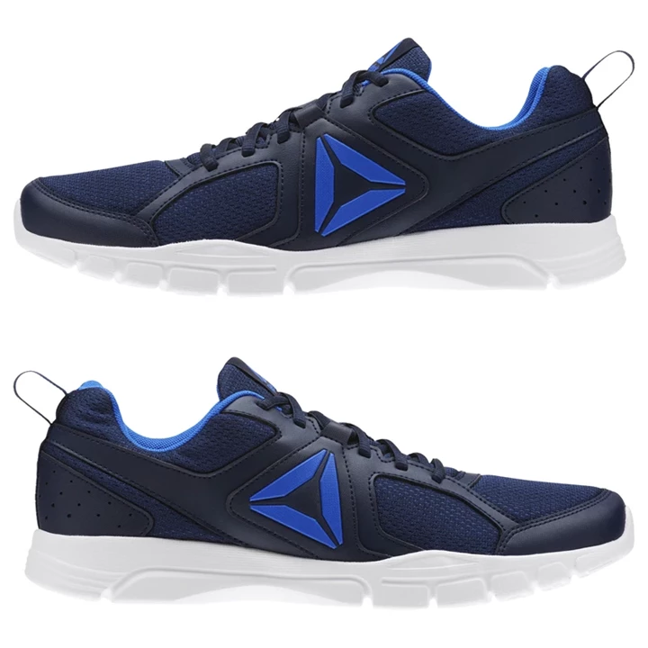 Zapatillas Deportivos Reebok 3D FUSION TR Hombre Azul Marino Blancas Azules | 982130KME