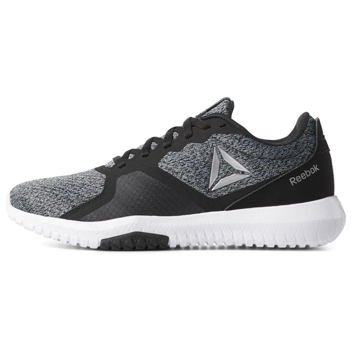 Zapatillas Deportivos Reebok Flexagon Force Mujer Negras Gris Blancas Plateadas | 709613NVF