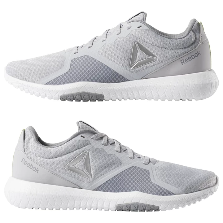 Zapatillas Deportivos Reebok Flexagon Force Hombre Gris Blancas Verde Plateadas | 763958HLU