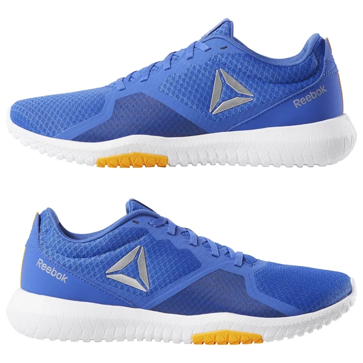 Zapatillas Deportivos Reebok Flexagon Force Hombre Azul Marino Doradas Plateadas Gris | 946152HDY