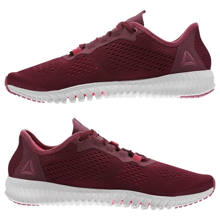 Zapatillas Deportivos Reebok Flexagon Mujer Rojas Blancas | 064532ETR