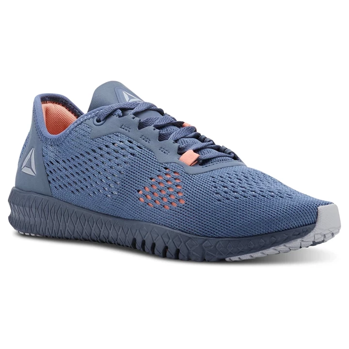 Zapatillas Deportivos Reebok Flexagon Mujer Azules Gris Rosas | 689145NIY