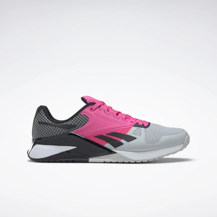 Zapatillas Deportivos Reebok Nano 6000 Hombre Gris Rosas Negras | 594810YZX