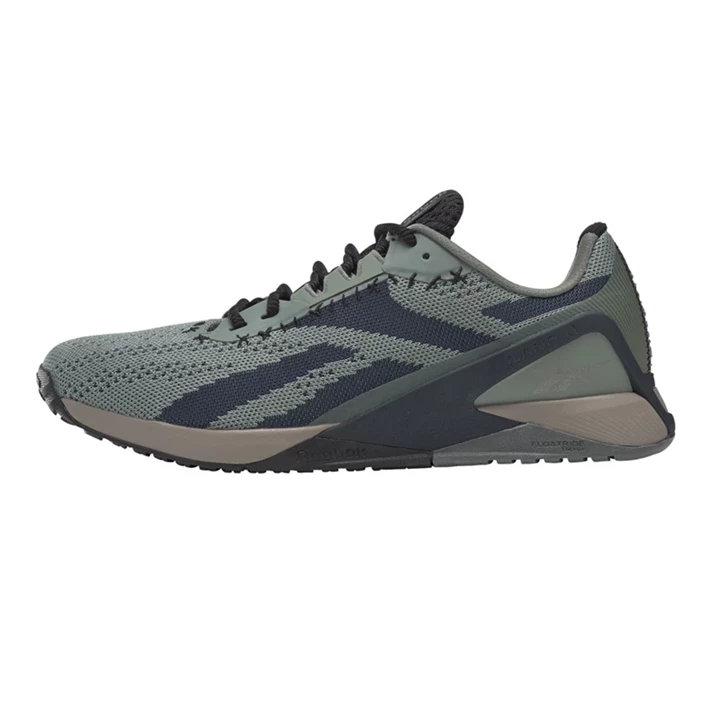 Zapatillas Deportivos Reebok Nano X1 Mujer Verde Negras Gris | 186703HVA