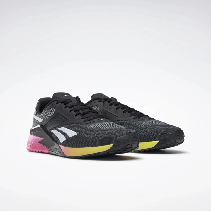 Zapatillas Deportivos Reebok Nano X2 Hombre Negras Rosas Amarillo | 785204QLM