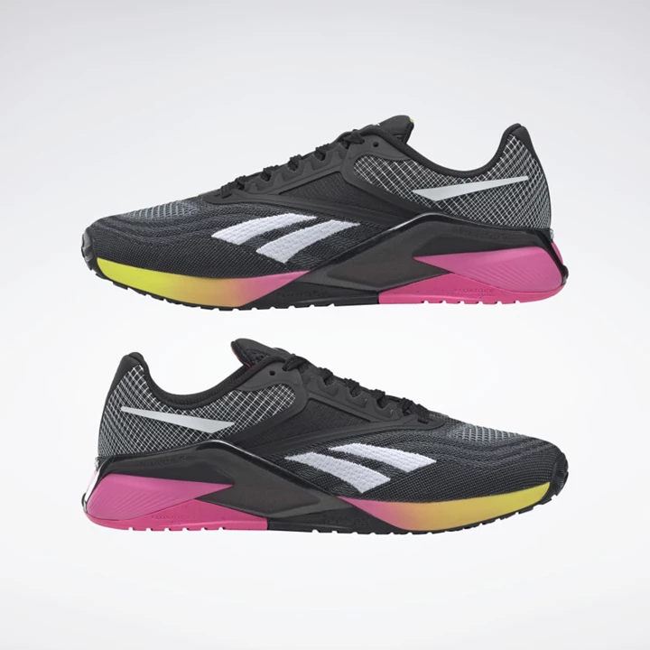 Zapatillas Deportivos Reebok Nano X2 Hombre Negras Rosas Amarillo | 785204QLM